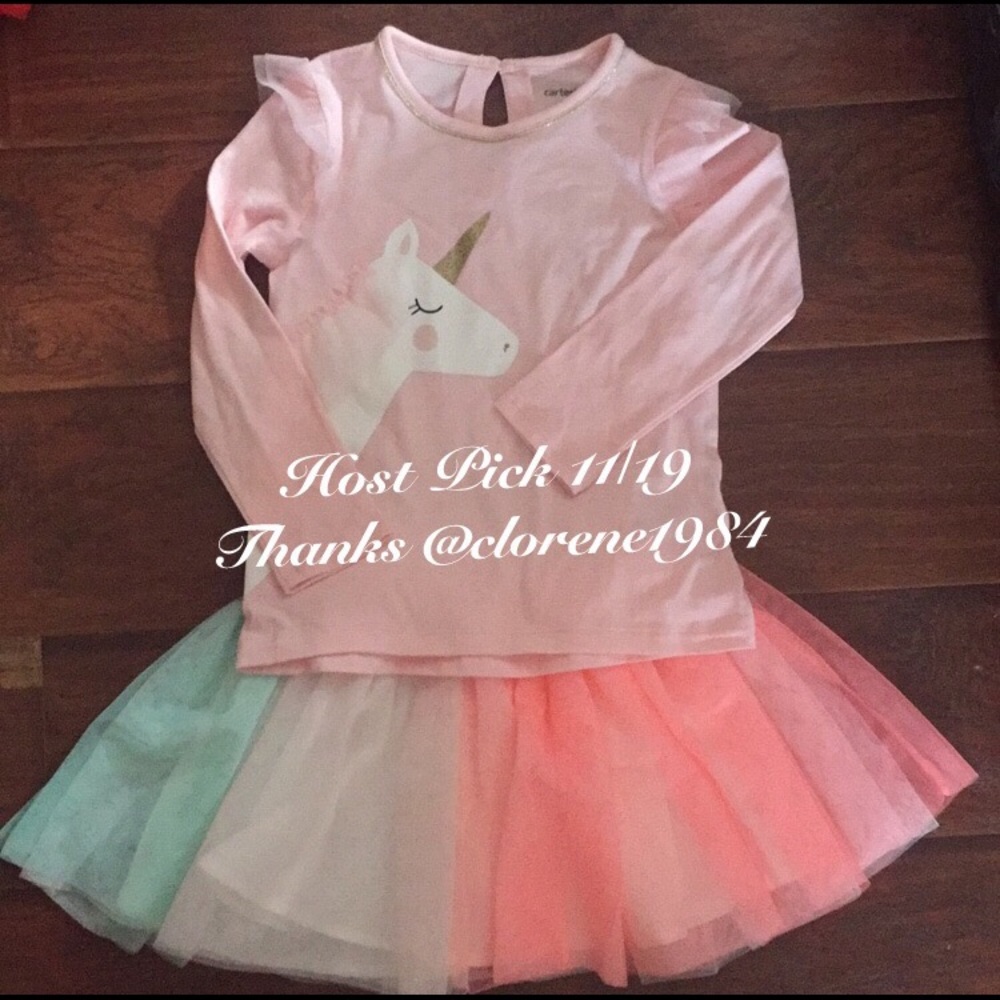 🎉Host Pick🎉EUC - Carter’s Unicorn Outfit